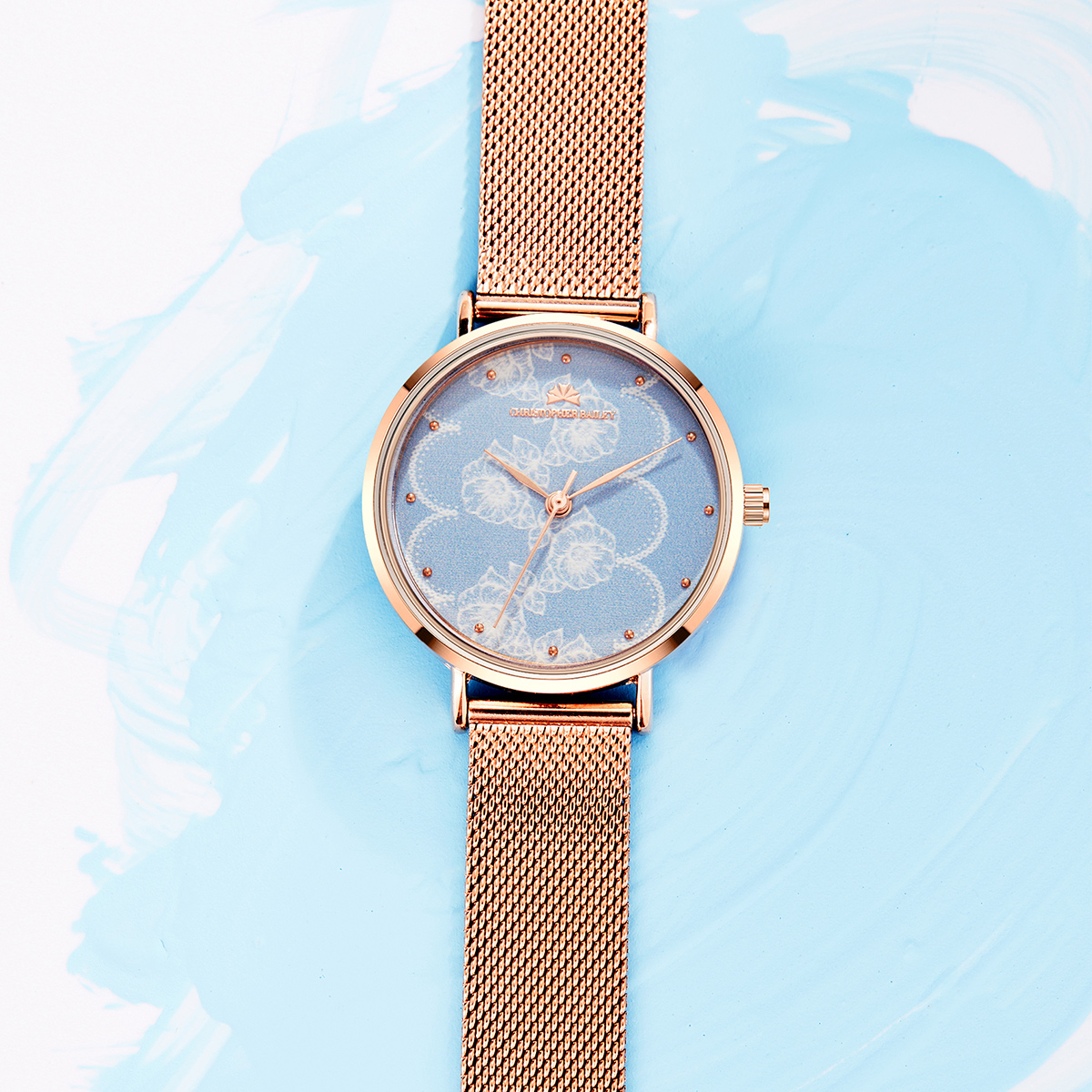 珂芮柏蒂英国cb石英防水手表女潮流时尚女士学生手表女